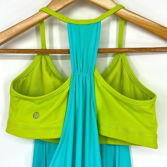 Lululemon No Limits Tank Angel Blue Antidote Size 6 - Picture 5 of 13